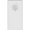 Ekena Millwork Standard Foster Spiral Plinth Block With Rounded Edge, 4 1/2"W x 9"H x 1"P PBP045X090X100FOS14 - alternate 4